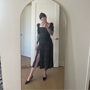 & other stories midi dress